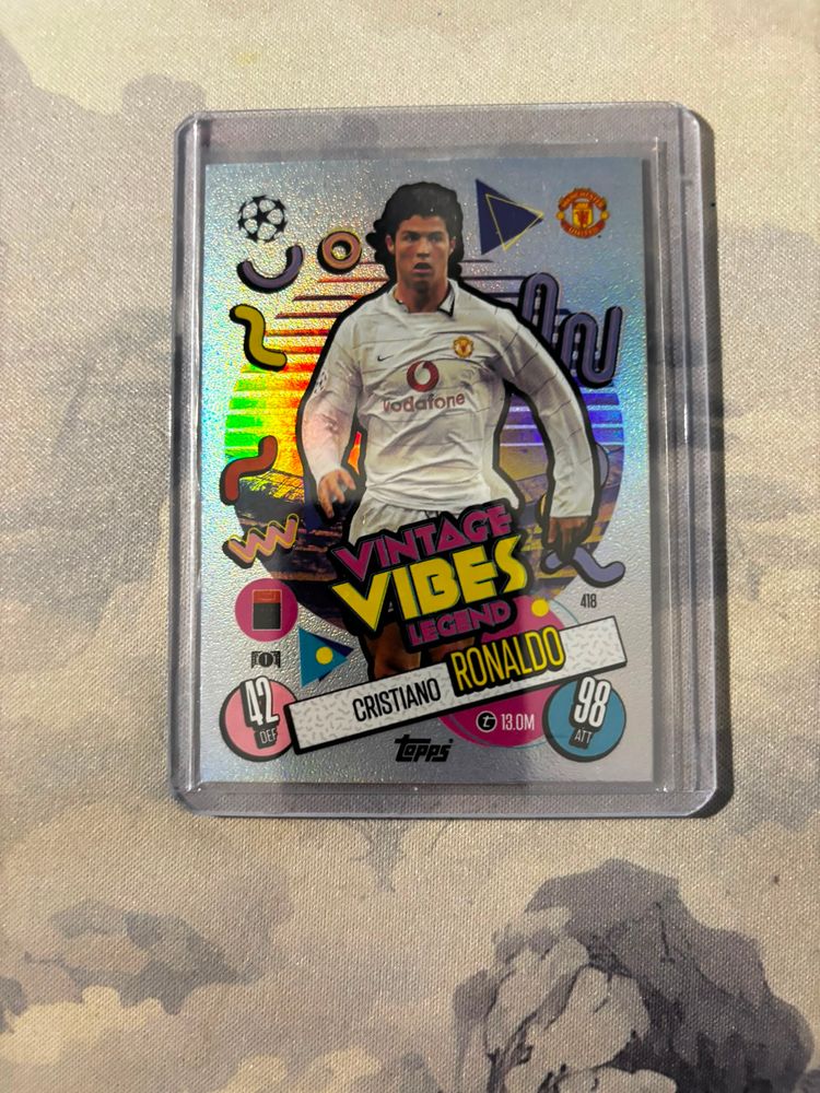 Topps Cristiano Ronaldo Vintage Vibes Legend Trading Card product image